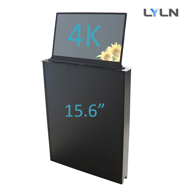 Motorized Retractable Monitor  15.6'' 4K Screen Resolution Ratio 3840×2160