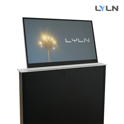 kualitas Brushed Aluminium Retractable Monitor Untuk Ruang Konferensi Video pabrik